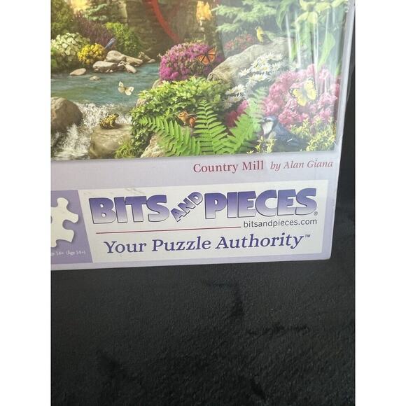 NWT Sealed in Box Bits And Pieces Puzzle "Country Mill" 1500 Pieces 24x33 - Picture 3 of 10